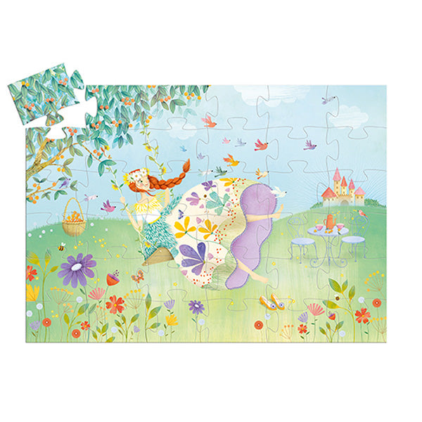 DJECO | The Princess Of Spring - 36pc Silhouette Puzzle