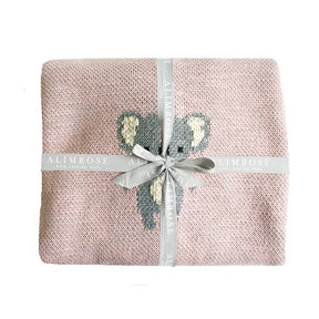 ALIMROSE | Organic Cotton Baby Blanket - Koalas Pink