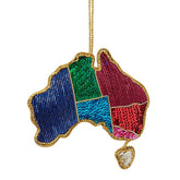 Australia Forever Sequin Tree Decoration
