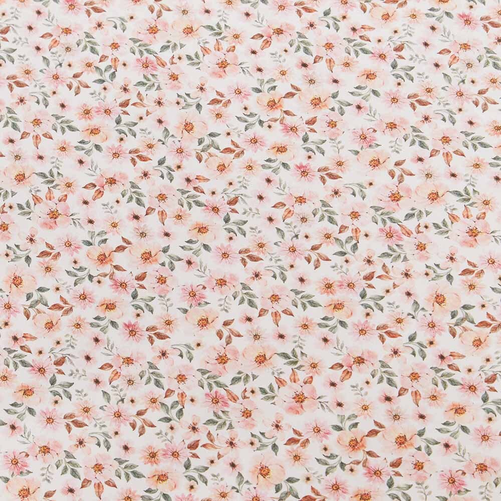 SNUGGLE HUNNY KIDS | Spring Floral Fitted Cot Sheet