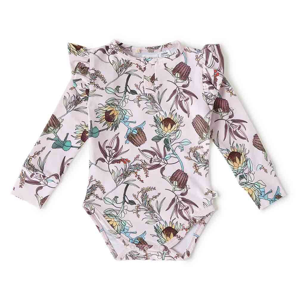 SNUGGLE HUNNY KIDS | Banksia Long Sleeve Bodysuit