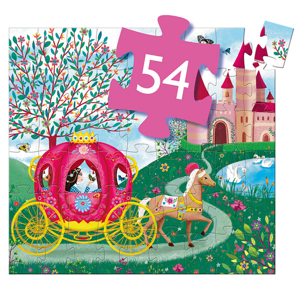 DJECO | Elise's Carriage - 54pc Silhouette Puzzle
