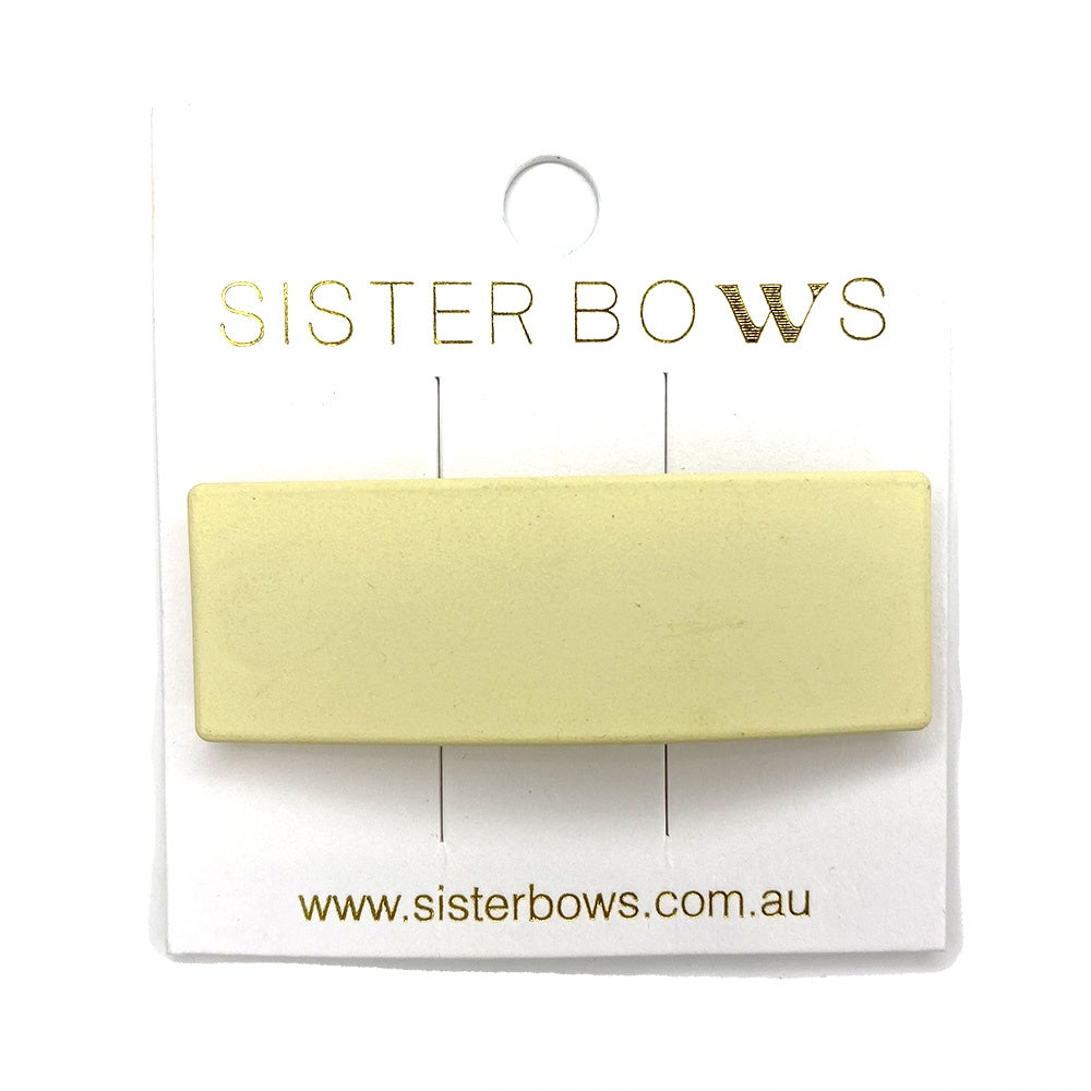 SISTER BOWS | Jelly Snap Clip Lemon