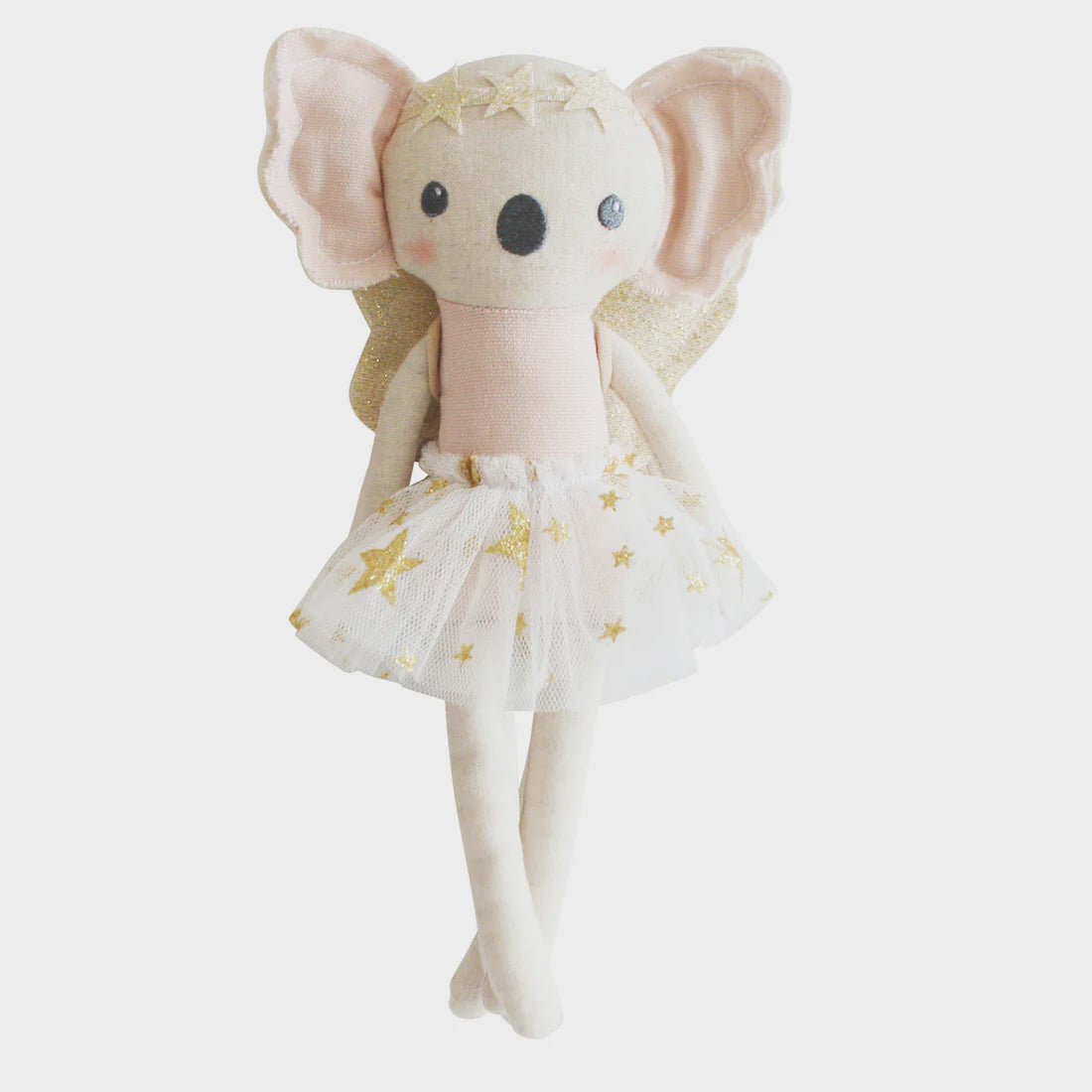 ALIMROSE | Mini Koala Dress Up Doll Ivory Gold
