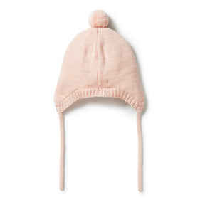 WILSON + FRENCHY | Knitted Mini Cable Bonnet Blush