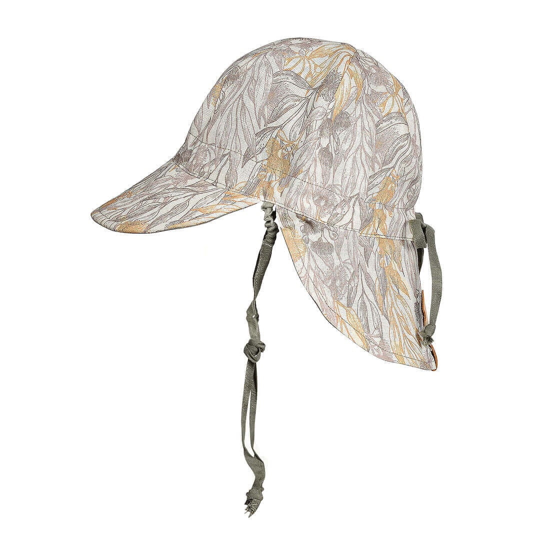 BEDHEAD HATS | Reversible Baby Flap Sun Hat Mallee/Moss
