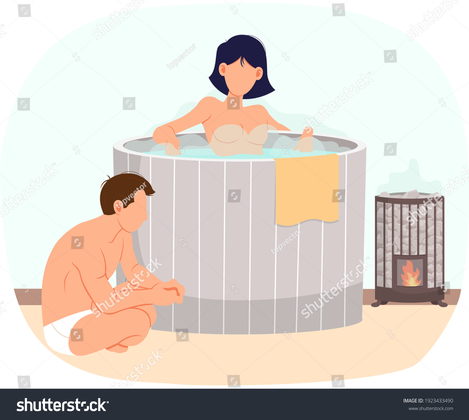 Best of Nude hot tub