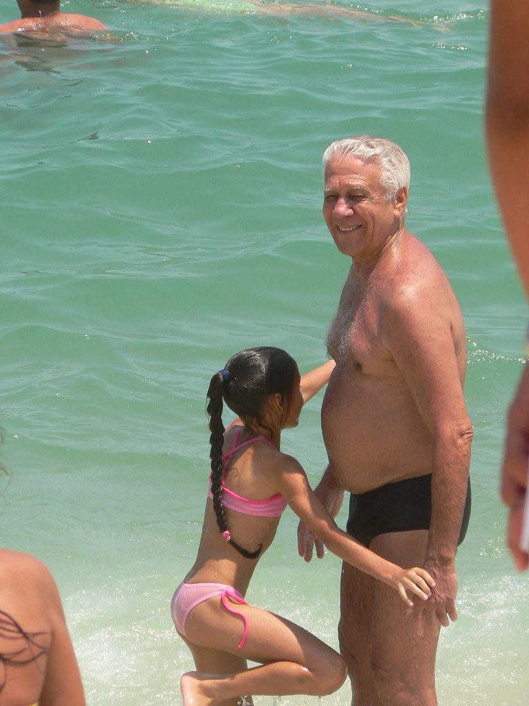 grandpa in speedos