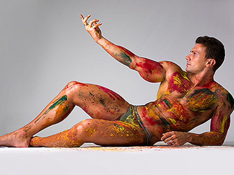 dizzle holmes recommends naked body painter pic